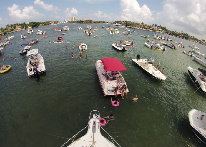 Sandbar fisheye